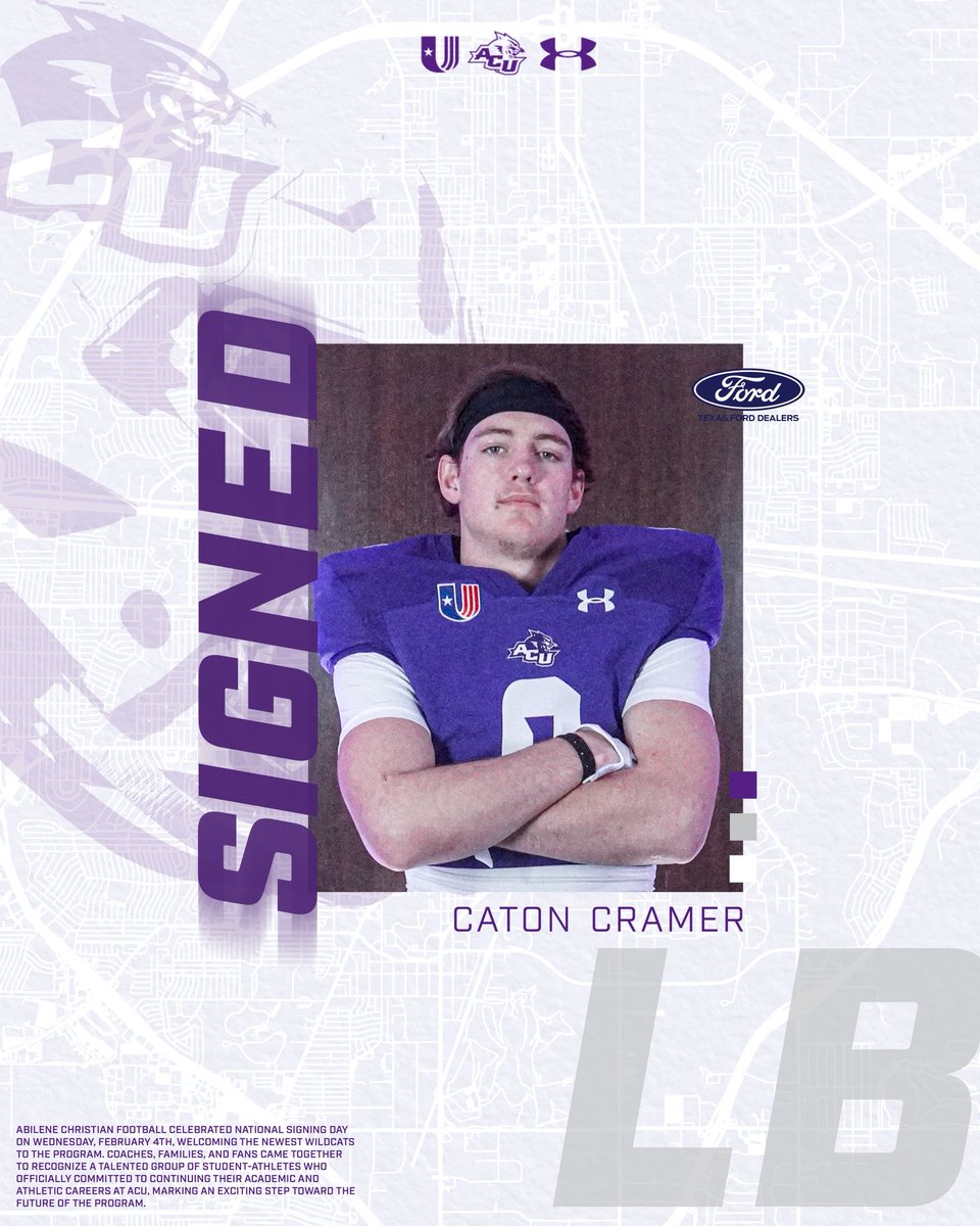 ACUFootball's tweet photo. Welcome to the 𝐁𝐢𝐠 𝐂𝐨𝐮𝐧𝐭𝐫𝐲 Caton!!

🏈 Linebacker
🏈 Seminole HS

#CDT | #GoWildcats https://t.co/keqwZLUyTx