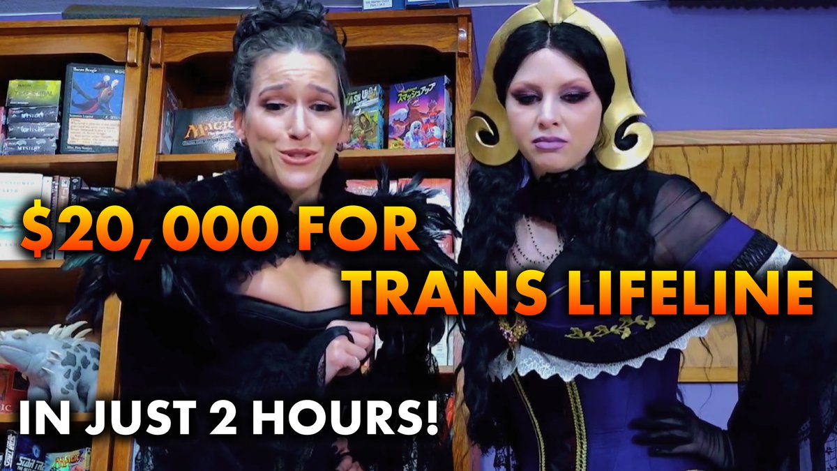 TolarianCollege's tweet photo. After only 2 hours we have already hit $20,000 for @translifeline.org! Let's gooooo 🔥🔥🔥 https://t.co/gW4b1z4B2I