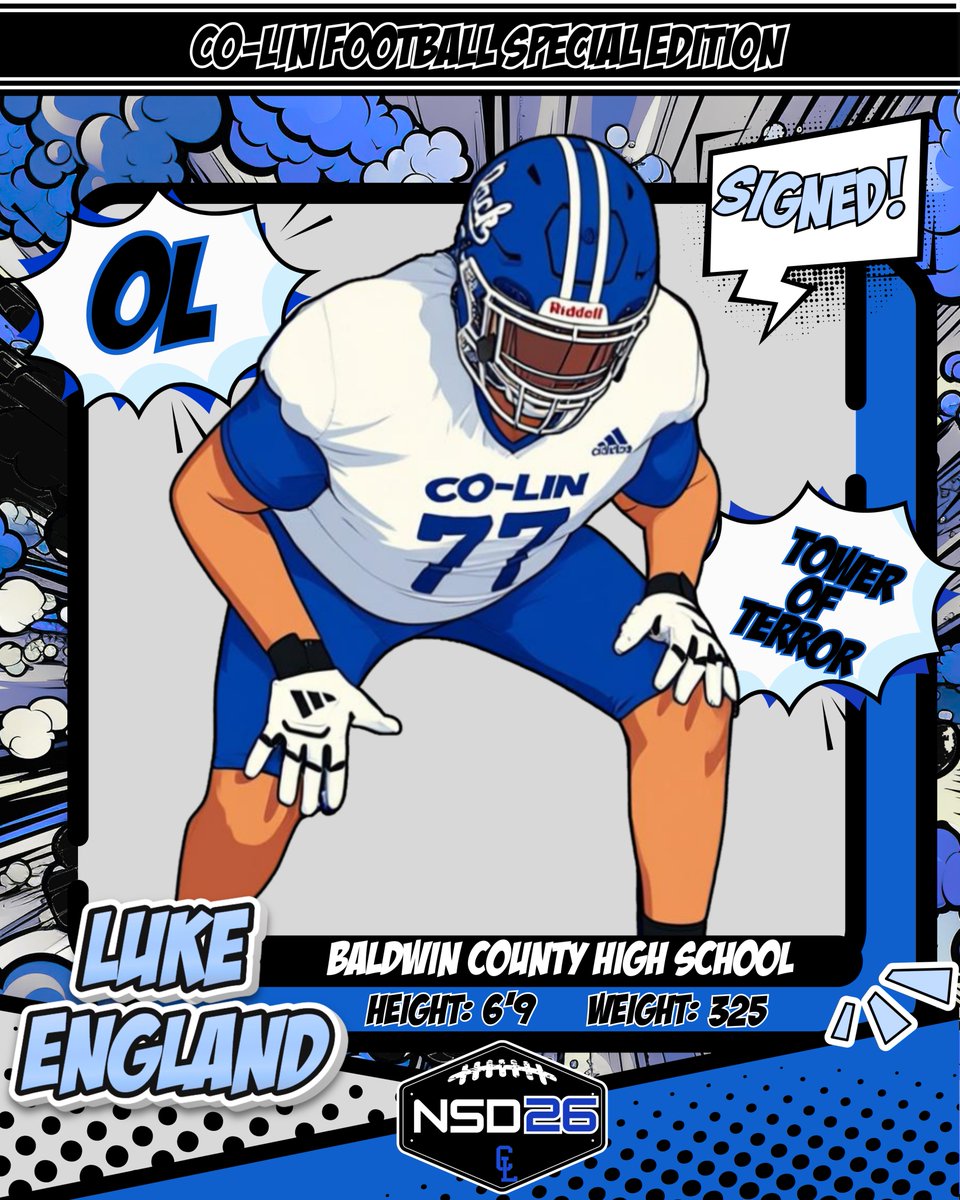 CoLinFootball's tweet image. Welcome to Wesson,@LukeEngland78 !
🏠Baldwin County High School
🏈Offensive Line 
#Pack26 #WolvesUp #DifferentBreed
