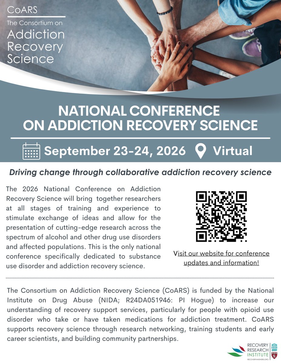 Collab Hub for Emerging Adult Recovery Research tweet media