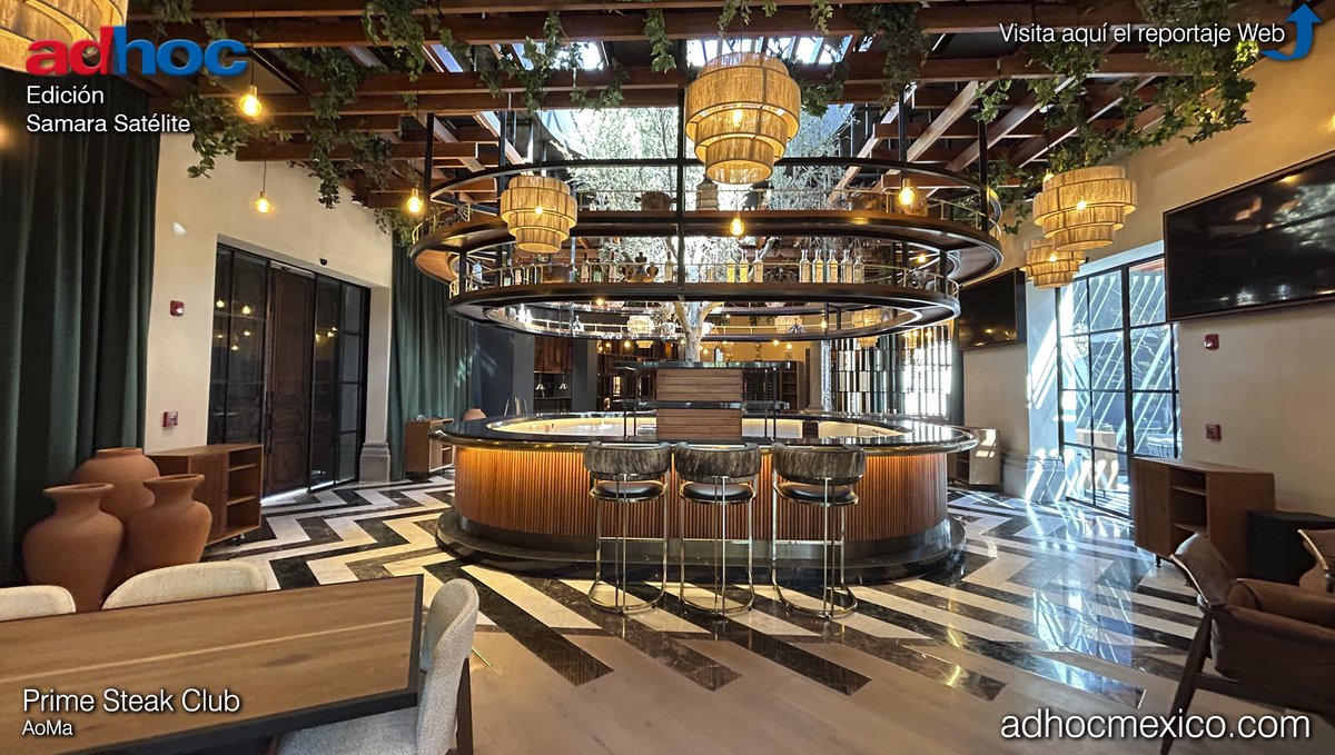 Prime Steak Club
AoMa

Edición
Samara Satélite

adhocmexico.com/25/Edicion-Sam…

adhocmexico.com

En el corazón de San Miguel de Allende, ciudad Patrimonio de la Humanidad, surge la nueva sede del Prime Steak Club.

#adhoc #adhoc_magazine #adhoc_mexico #arquitectura