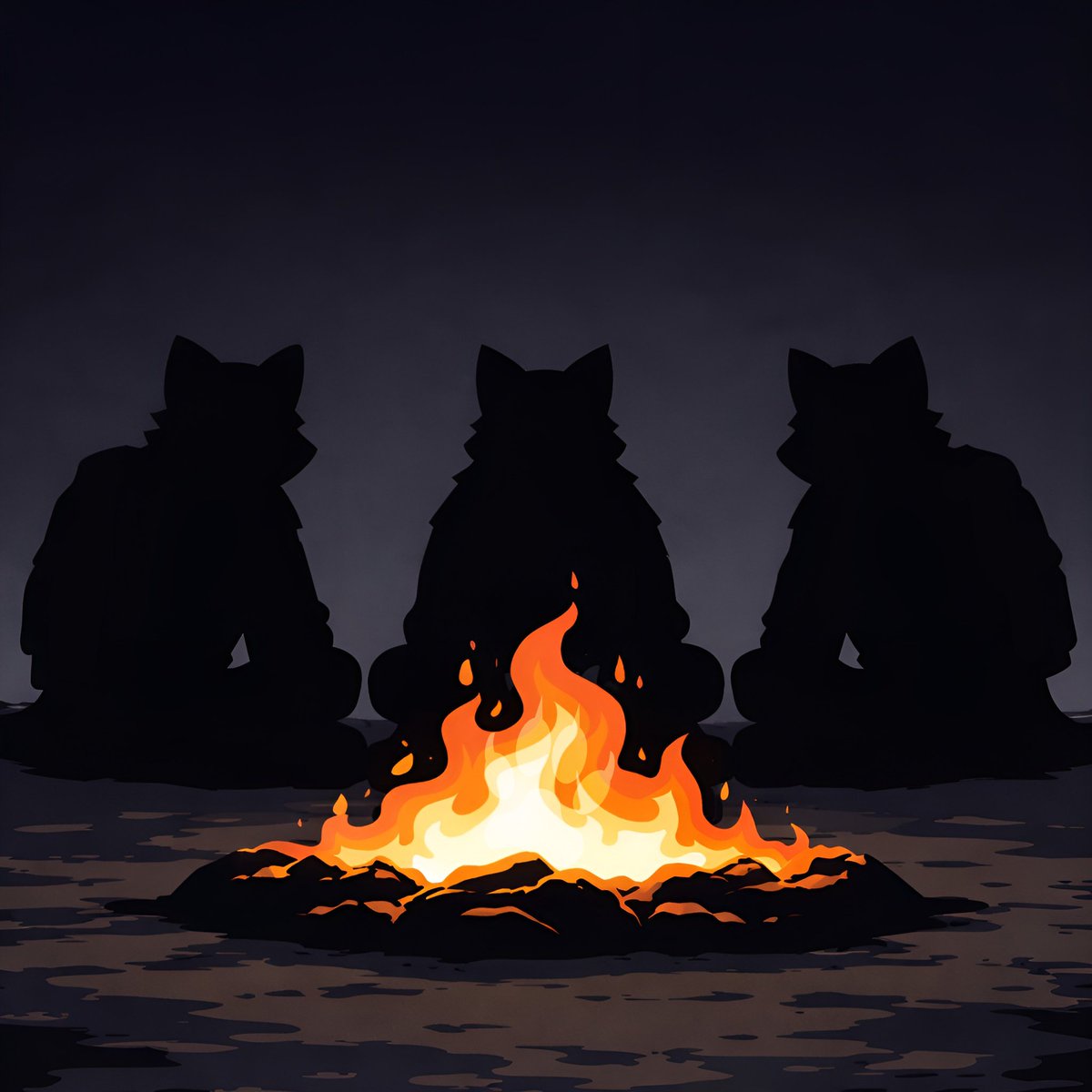 NomadWolfClan's tweet photo. Before empires, there was the fire. https://t.co/pCclKKGxTu