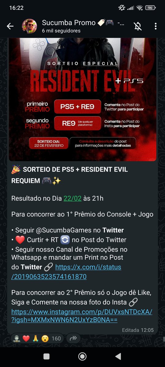 guiskprates's tweet photo. @SucumbaGames É mais fácil o Santos Futebol Clube ser campeão Paulista do que eu ganhar esse sorteio? Sim!

Mas, vamo que vamo né 😂🙏🏻 https://t.co/kcKWJ9IQpT