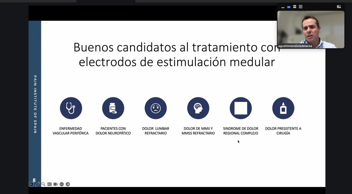 pios_institute's tweet photo. Excelente repaso al procedimiento de #implante de #electrodos epidurales de #neuroestimulacion #medular. Gracias Agustín Mendiola, Felipe Hernández, Joaquín Insausti y @AbbottNews por la sesión tan útil y práctica sobre esta #terapia tan efectiva para nuestros pacientes con #dolor #refractario