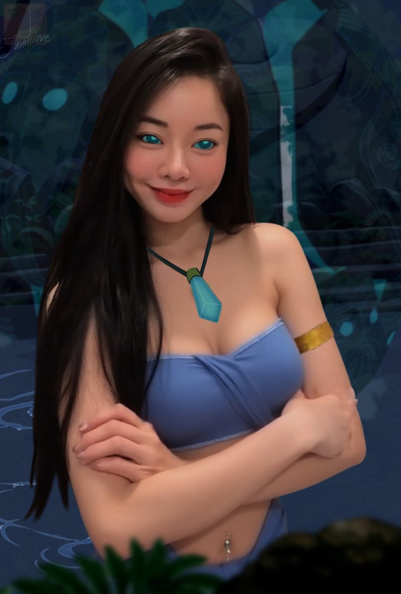 What the.. This "Atlantis" was just a lie to trick me to put this hypnotic crystal on.. You just wanted me to dress up like the sexy princess <a href="/Jannilove3/">Jannilove</a> so you can use me😵‍💫🩵