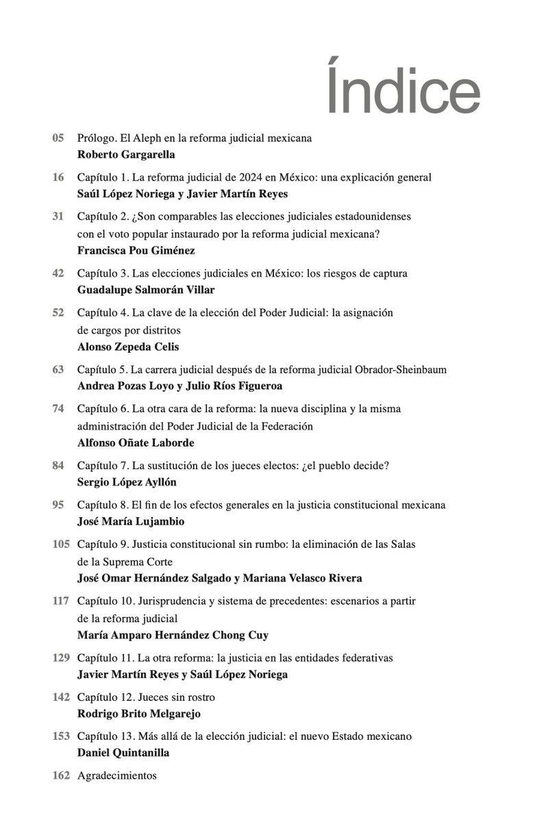jmartinreyes's tweet photo. Ahora que algunos mercenarios intentan justificar lo injustificable, conviene recordar lo básico:

La #ReformaJudicial no era una incógnita. Era una tormenta anunciada.

🔴Elecciones judiciales: pésima idea.
🔴Riesgo de captura: evidente.
🔴Desaparición de las Salas: suicidio institucional.
🔴Mutilación de la carrera judicial: demolición del mérito.
🔴Debilitamiento del amparo: Constitución sin garantías.

Se advirtió a tiempo. Se documentó con rigor.

Aquí está el diagnóstico completo: 🔻 

𝘓𝘢 𝘛𝘰𝘳𝘮𝘦𝘯𝘵𝘢 𝘑𝘶𝘥𝘪𝘤𝘪𝘢𝘭. 𝘐𝘮𝘱𝘭𝘪𝘤𝘢𝘤𝘪𝘰𝘯𝘦𝘴 𝘥𝘦 𝘭𝘢 𝘳𝘦𝘧𝘰𝘳𝘮𝘢 𝘥𝘦 2024 𝘦𝘯 𝘔𝘦́𝘹𝘪𝘤𝘰 

📘 https://t.co/Iw1S263YSa