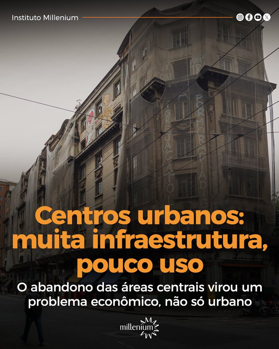 Os centros urbanos brasileiros concentram infraestrutura, serviços e patrimônio, mas enfrentam abandono, esvaziamento econômico e entraves regulatórios que dificultam sua reabilitação. Neste artigo, Victor Carvalho Pinto discute por que recuperar essas áreas é essencial do ponto