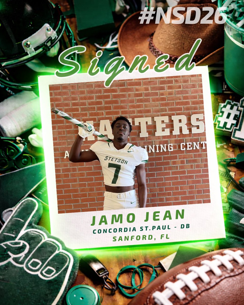 Stetson Football tweet media