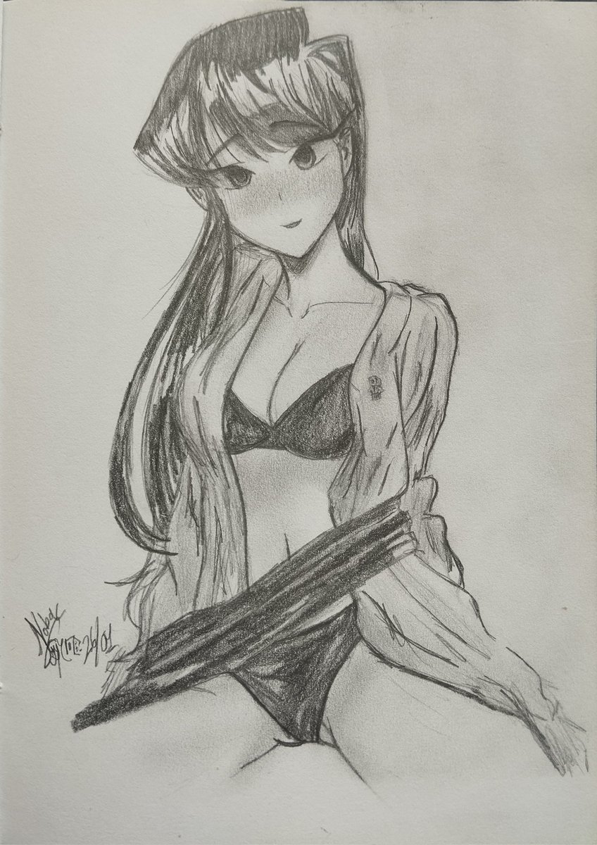 Jaimegu40224306's tweet photo. #KomiSan #KomisanwaKomyushouDesu  
#古見さんはコミュ障です  
#古見さん #fanart #sketch #Nobac https://t.co/rN508VoHyv