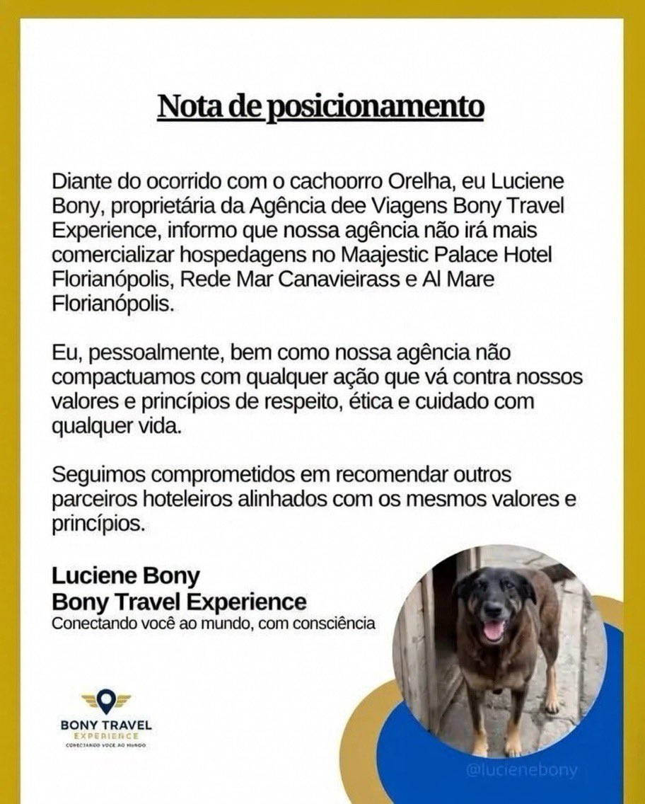 Boa tarde Pessoal. 

Parabéns pelo posicionamento. 👏👏👏🐕🐶 
#justicapororelha #Compartilhe #Amor #orelha