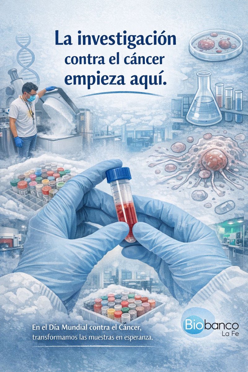 BiobancoLaFe's tweet photo. #DíaMundialContraElCáncer
❤️🩷🧡💛💚💙🩵💜🤎🖤🩶🤍
🩸🧪Transformamos las muestras en esperanza🧬🔬
#SomosLaFe #biobanco #SinCienciaNoHayFuturo https://t.co/MzFcRa16En