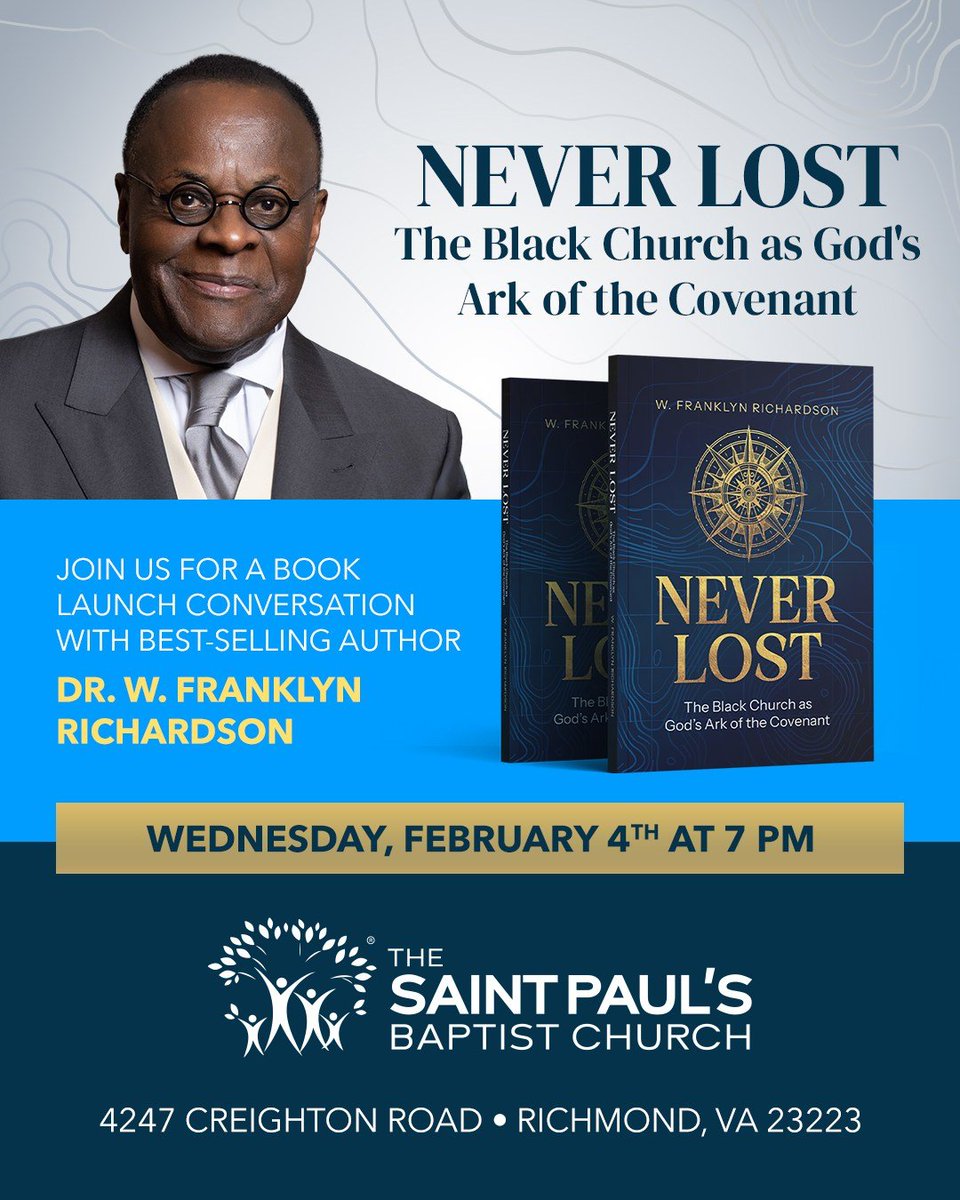 wfrichardson's tweet photo. Tonight, I’m looking forward to a meaningful conversation with Dr. Lance Watson as we discuss some of the critical themes from my book, Never Lost. I hope you’ll join me and be part of the conversation.

Watch live tonight here: https://t.co/CuKABM4gjl. https://t.co/0lw6q2GLeL