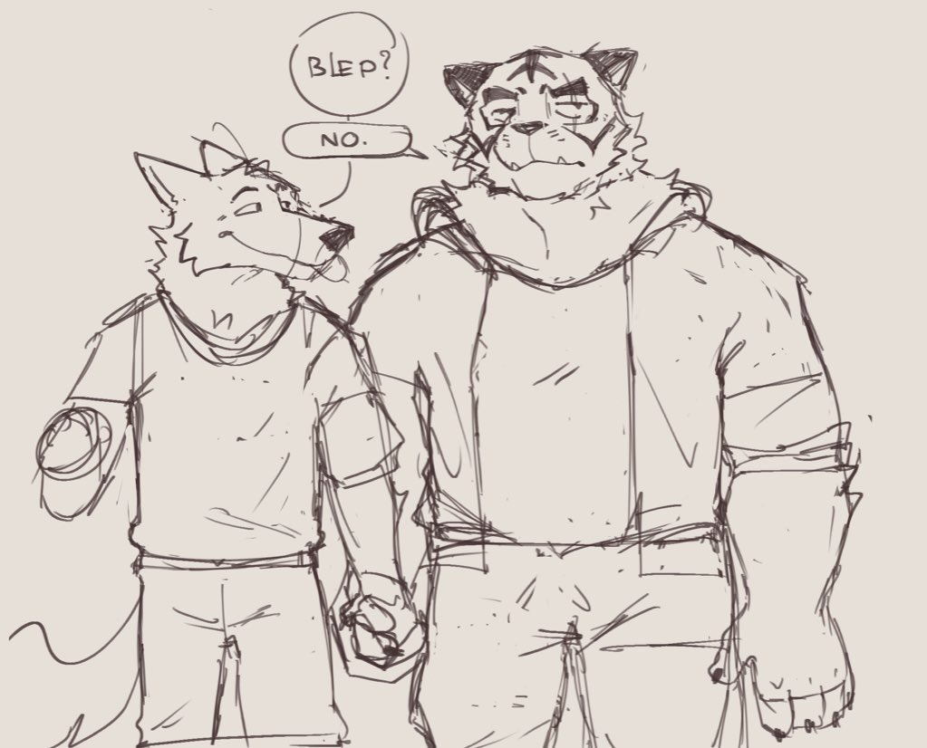 old oscar and wendell doodle