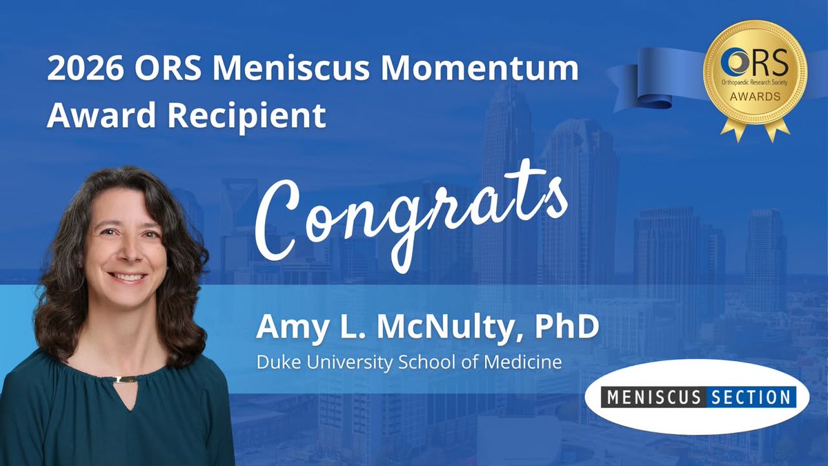 Orthopaedic Research Society tweet media