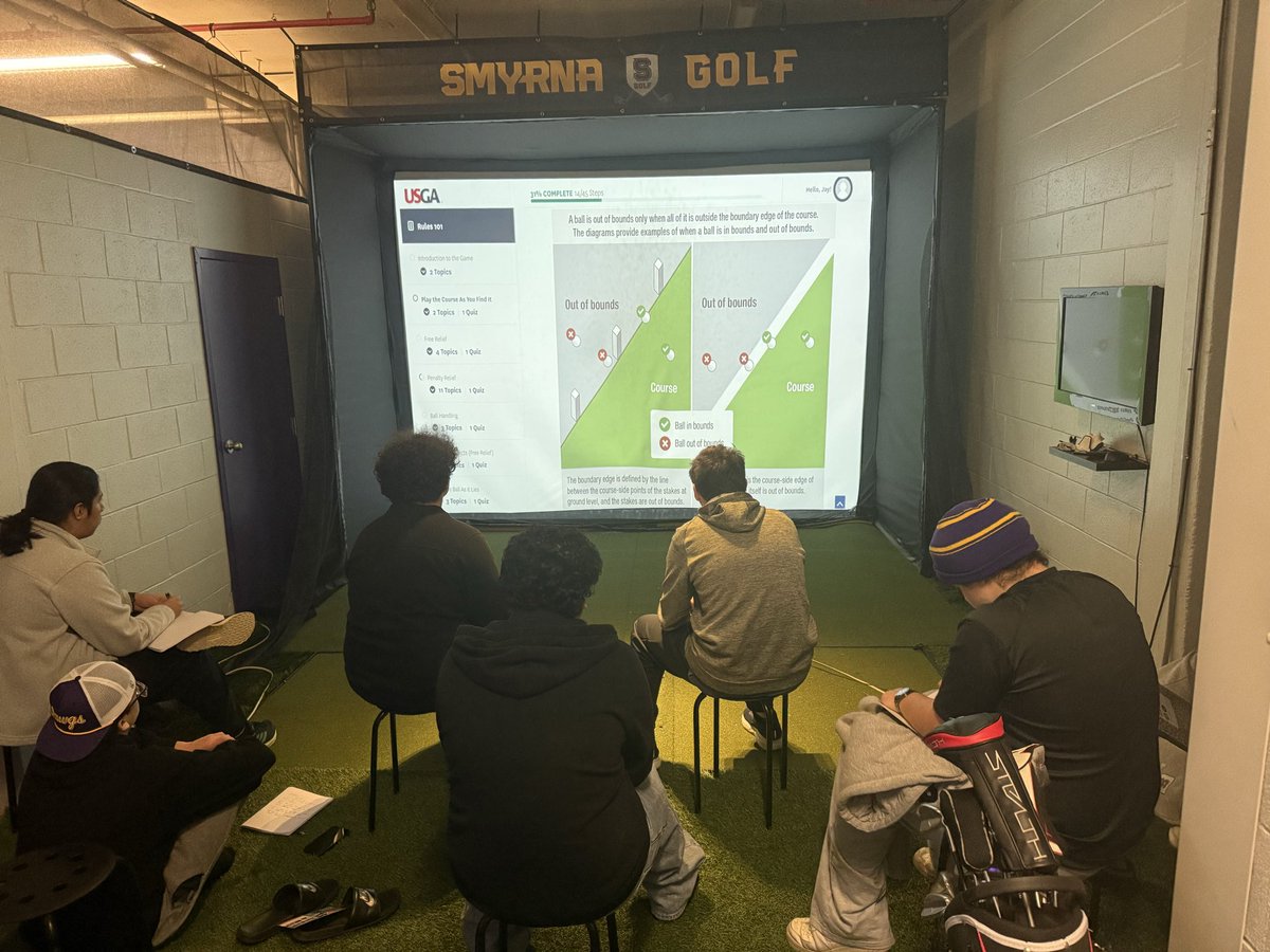 Smyrna High Golf tweet media