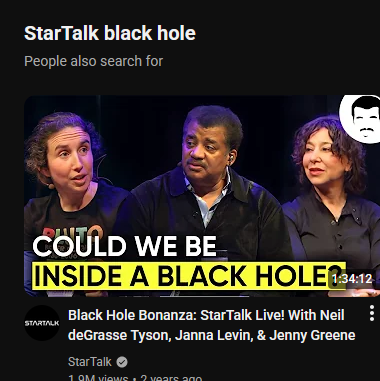 Rezboots's tweet photo. I thought I tackle what Neil deGrasse asked on his star talk podcast bout the black hole. 
"Could we be inside a black hole?"
I was very curious too to run my science on it.
https://t.co/GecnfRl2RH https://t.co/beWyZ7pCNd