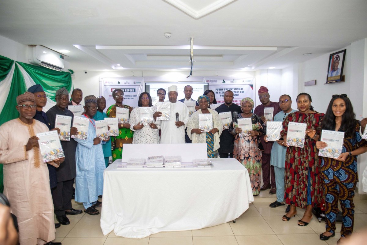 aneejnigeria's tweet photo. The unveiling of the Research Report and Policy Dialogue on Addressing the Enablers of Illicit Financial Flows (IFFs) in Nigeria’s Mining Sector by the Executive Secretary of @nigeriaeiti, Hon. Musa Sarkin Adar, at the NEITI House, Abuja.

@Ugolor @LAtakpu @Solid_Min_Dev @UKaid https://t.co/n4KsgBw1pM
