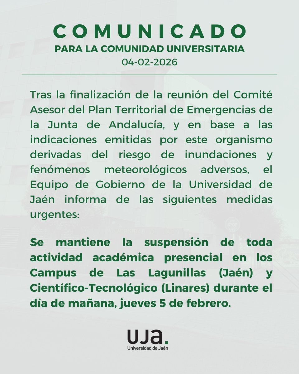 Universidad de Jaén tweet media