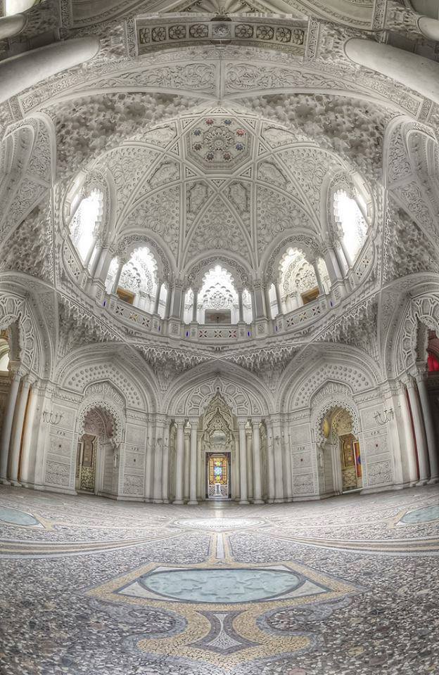 The ballroom of Sammezzano Castle, located in Reggello, Tuscany.