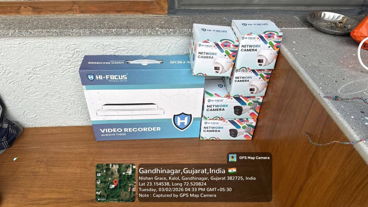 LifeTechnology9's tweet photo. ✨ Again New Project Completed – Vaishnodevi Circle ✨
📸 Hi-Focus 3 MP IP Full Colour CCTV with Built-in Audio – 05 Nos
➕ Existing IP Cameras – 03 Nos
🔧 Complete Supply &amp; Installation Done

💯 Life Technology – Trusted Security Partner
📞 97148 20127 | 84604 92887 https://t.co/9WdJvmmu0p