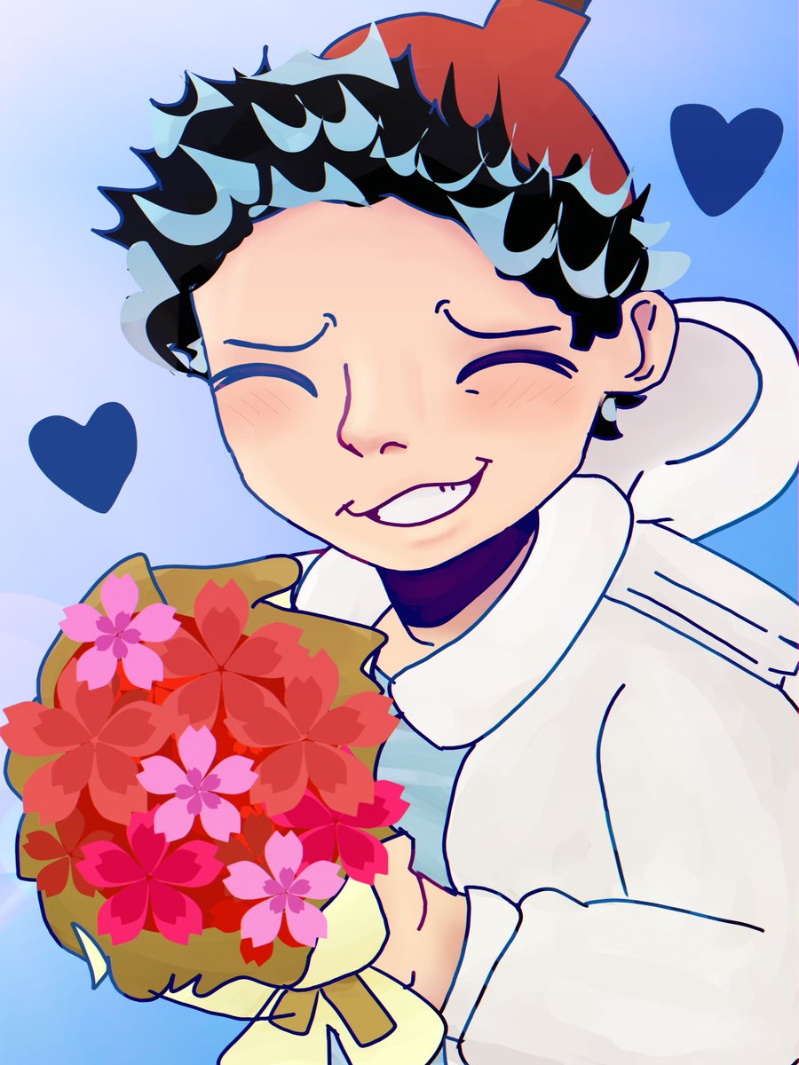 uziadoorman's tweet image. Flowers for you ♡ #jeanloo #jeanloopissoir #dateeverythinggame #DateEverything #dateeverythingfanart #jeanloopissoirart