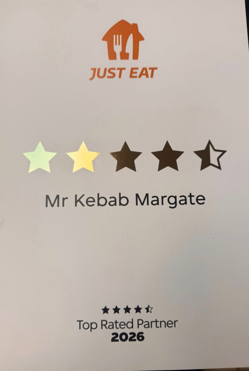mrkebabmargate's tweet image. 🥙🍕 4.5⭐ on Just Eat! 🍕🥙

Huge thanks to everyone supporting us ❤️ From kebabs to pizzas, every bite is made with care.

Thank you, Margate! 💛

#MrKebabMargate #ThankYouMargate #HalalFoodMargate #SupportLocal