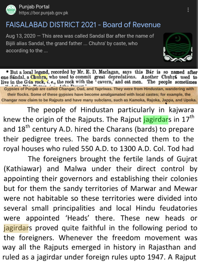 Jatt are 16% of pakjab, who you think 50% of these syed, rajput "royal" indics are ?Jat of kirana bar, neeli bar dont get fooled when kammi change their names. I asked my kathia jatt friend about jappa yesterday and he said they are changar(mussalis). Dna also support this b.t.w