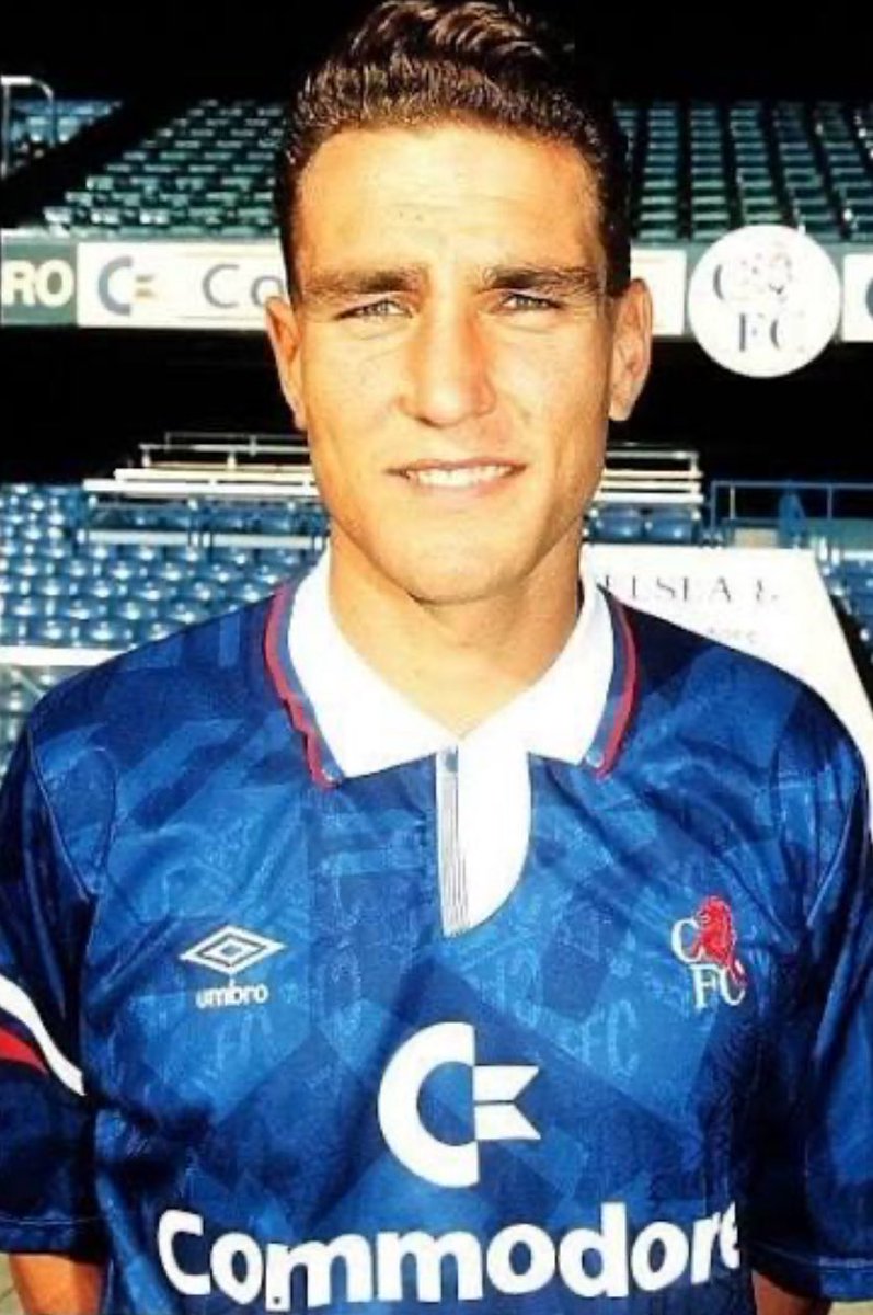 KharinesTrackys's tweet photo. Vinnie Jones. Big Vin. The Vinster. Looked like he’d either knock you out or sell you a used Maxda MX-5. Dodgy service history. Engine light on. You don’t question it. 
Smelt fucking good too. Splash of Joop. Ciro Citterio shirt. Blue check. 

47 games. 5 goals.

Cheers Vin. https://t.co/0AeJME5i1n