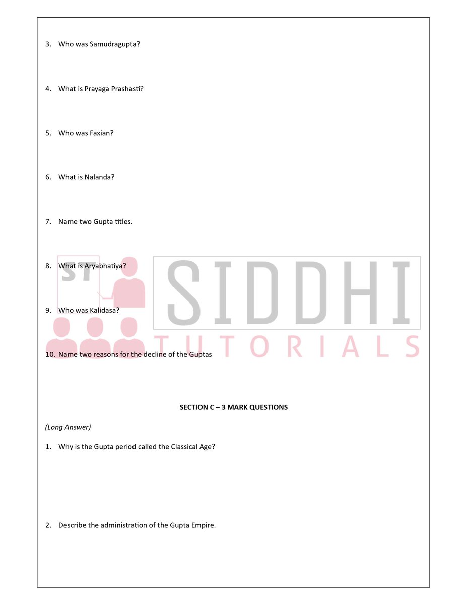 siddhi_tutorial's tweet image. 📘 Class VII – CBSE | Social Science (History)
🏛️ Chapter 07: The Gupta Era – An Age of Tireless Creativity

📍 Address: Kalinga Vihar, Bhubaneswar
📞 Contact: 9861902023
👉 Join Siddhi Tutorials today and make History interesting &amp;amp; scoring!
#SiddhiTutorials
#BhubaneswarCoaching
