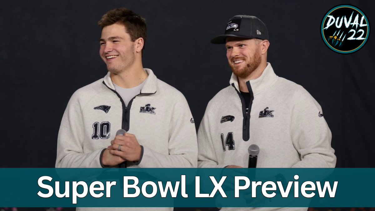 duval22dotcom's tweet photo. 🔔 New Podcast Alert 🔔

What the #Jaguars and every other NFL team can learn from this year's Super Bowl participants (feat. Mia O'Brien)

Apple: https://t.co/JBG0FKDbD8
Spotify: https://t.co/ogjmZnsqUp
YouTube: https://t.co/MmSjYJ84jz https://t.co/jSZEQpuFMv