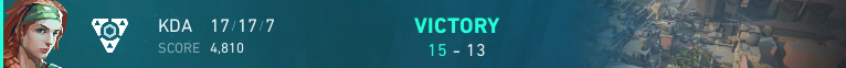 Last Game in Groupe Stage of <a href="/VLX_eu/">VLX</a>

15-13 vs #Rokaheat

Its was a close game since we start to tilt for nothing but we put insane comeback so im proud of the team !

We are qualified to the playoff! See you tomorrow !
