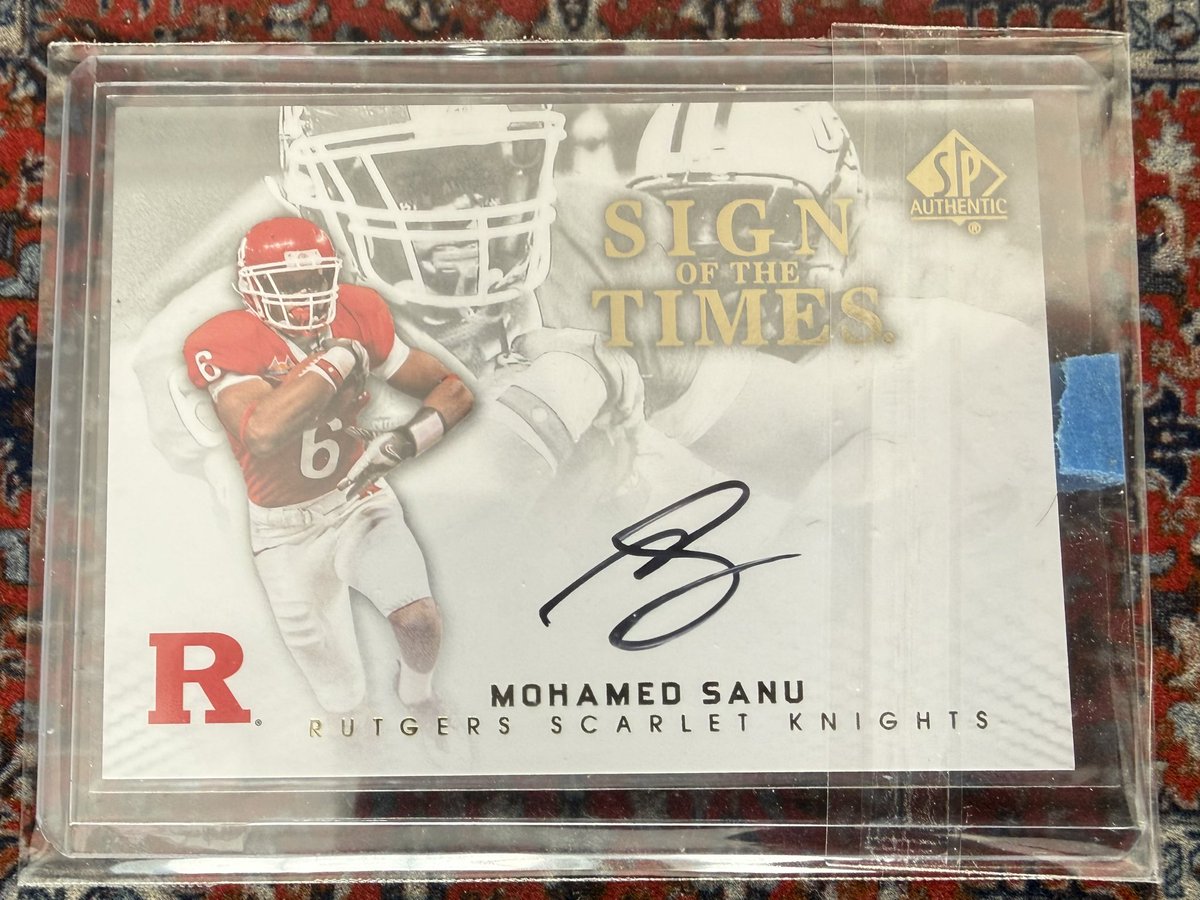 Cool little pickup for the Rutgers collection. Sanuuuuuuuu