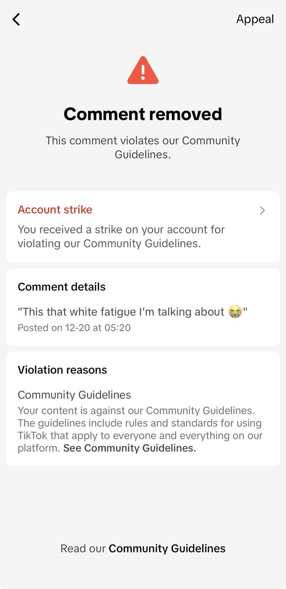 Az09Myth's tweet image. So what I’m hearing is that y’all can let racists go around yelling “black fatigue this” saying how ghetto black ppl are…(not even what it is btw) but I can’t say “white fatigue” which is being sick and tired of racist white mfs??
 Fuck TikTok