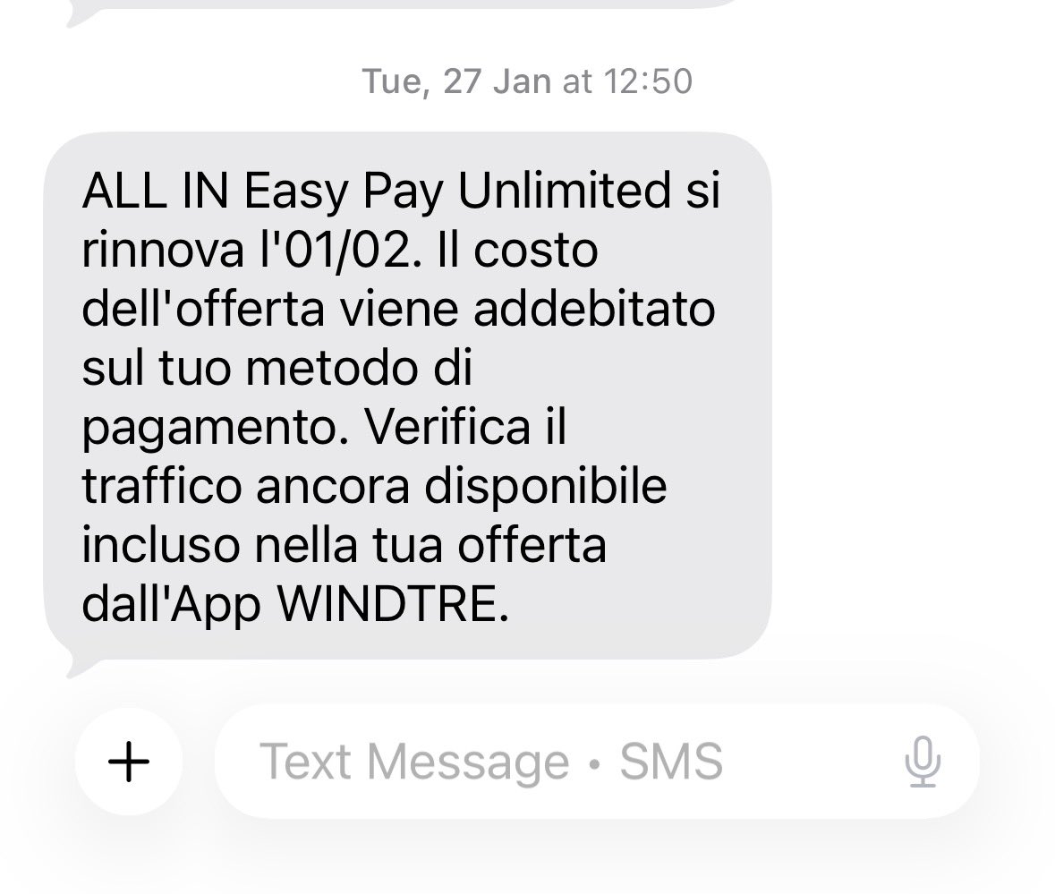 Scusate, dove c’è scritto che l’offerta da questo mese aumenta di due euro? 
Esatto, da nessuna parte. 🤬