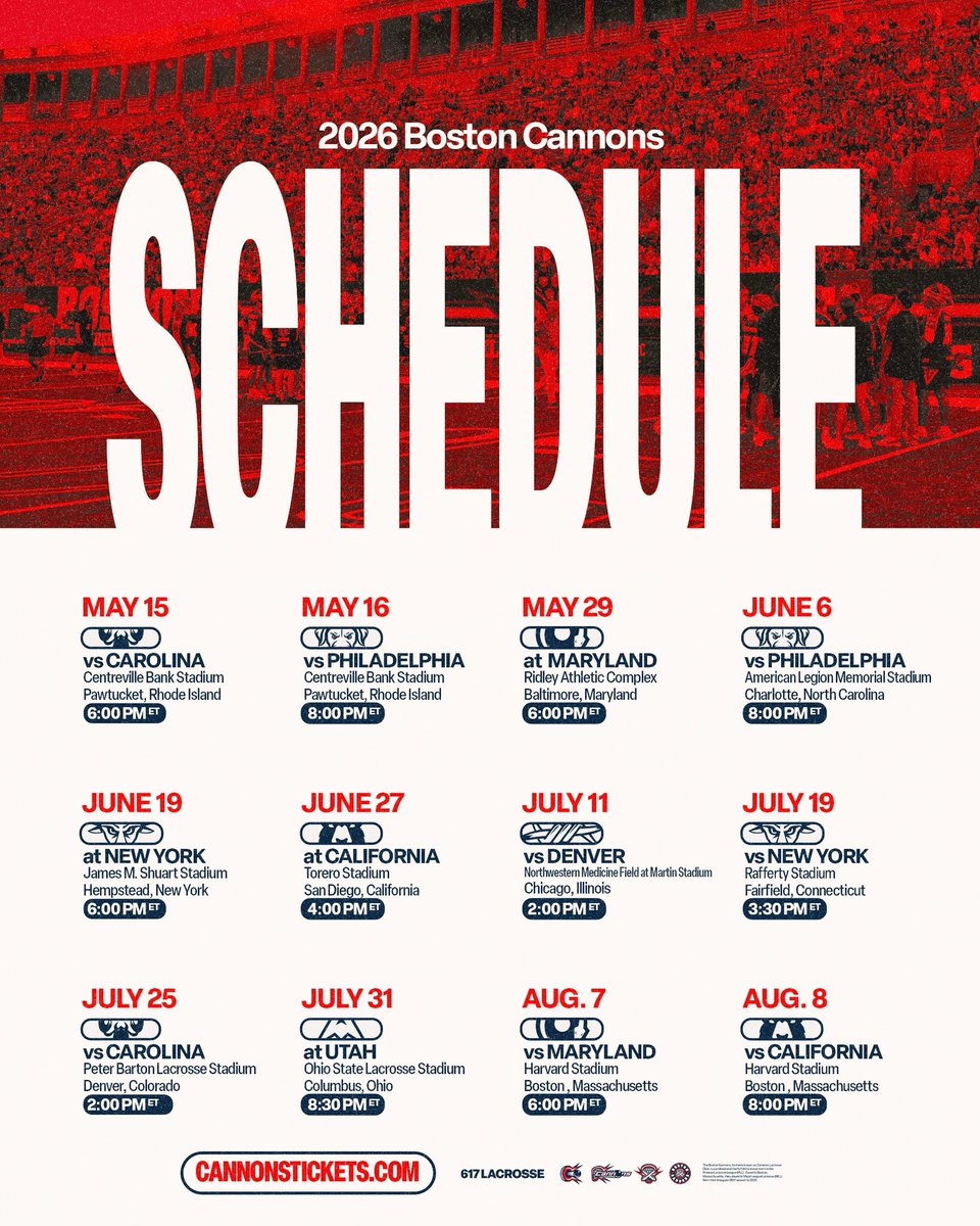 Boston Cannons tweet media