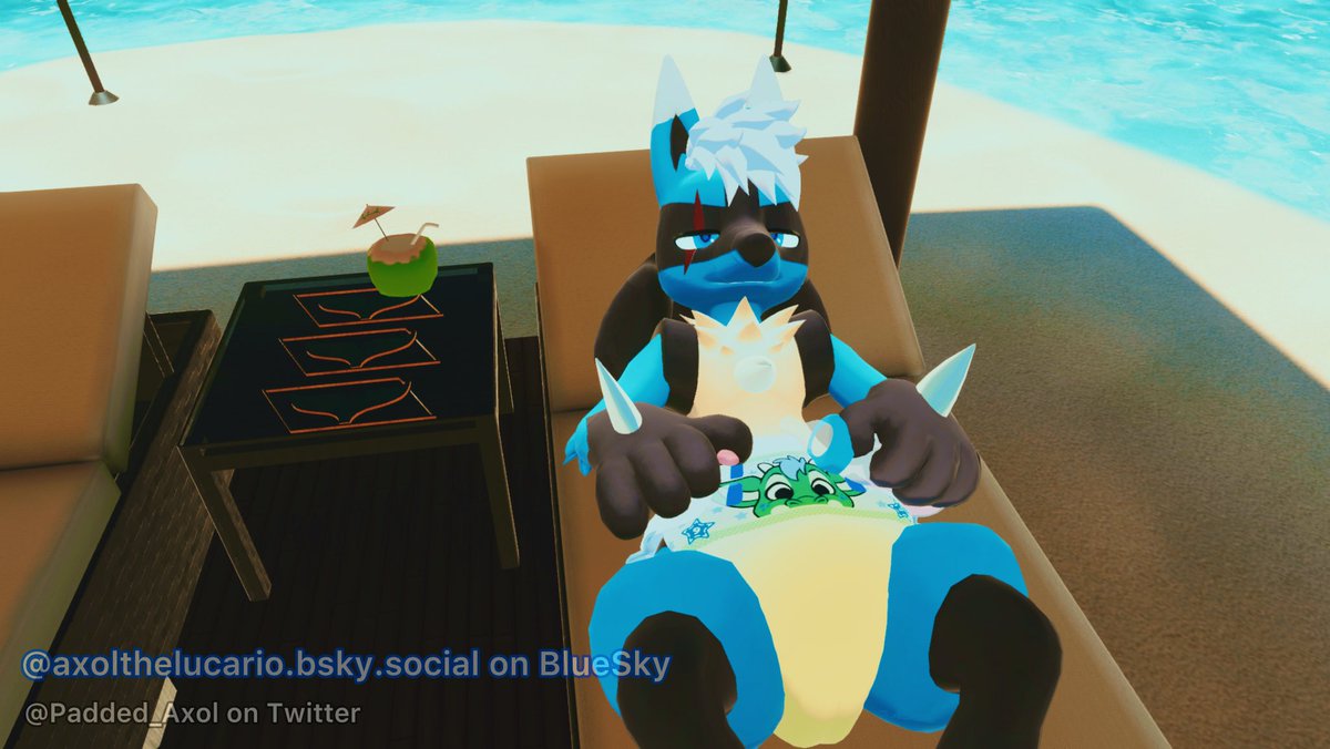 Axol (the lucario) *Coms Closed* tweet media