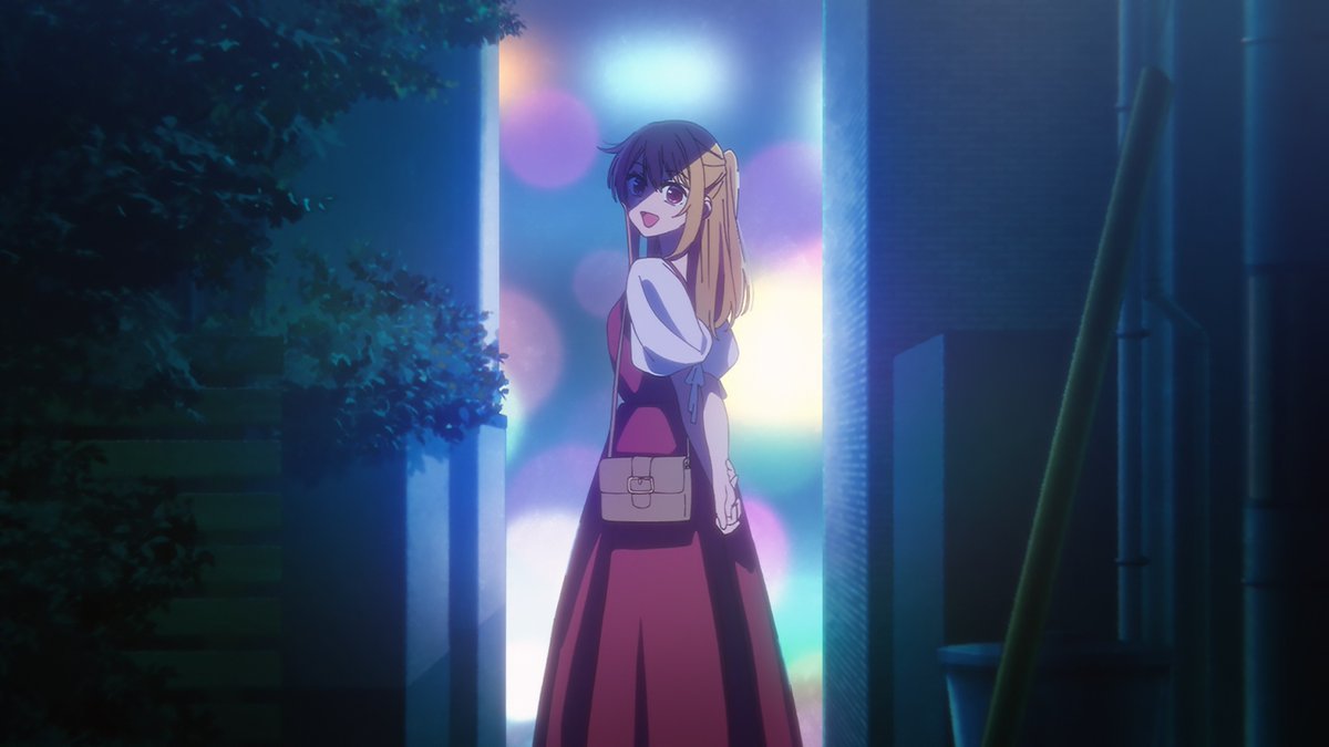 Impressive direction in Oshi no Ko S3 #04. Kazue Komatsu's first full TV episode as director &amp; storyboarder, but you wouldn't guess it from the confident delivery and how much evocative imagery it adds. Great character art under Saori Yagi &amp; Kimiaki Mizuno's supervision as well!