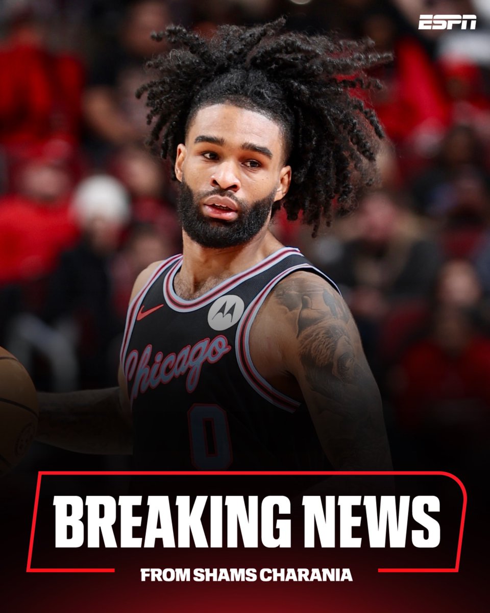 Just in: The Chicago Bulls are trading Coby White and Mike Conley Jr. to the Charlotte Hornets for Collin Sexton, Ousmane Dieng and three second-round picks, sources tell ESPN.