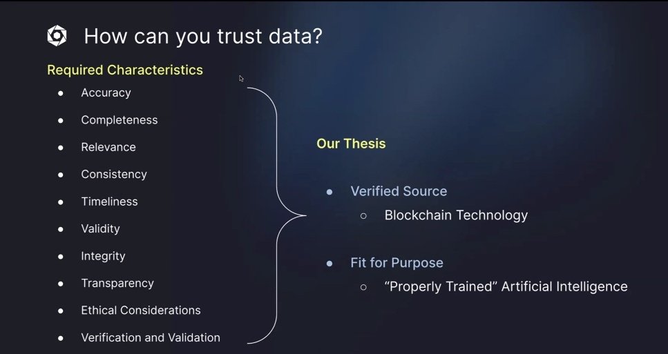 Conste11ation's tweet photo. "If we want an internet where AI agents can operate without eroding trust, blockchains are not optional infrastructure"

Data tagging and attribution to create and insurance score. 

It’s something we can do at scale TODAY.

Majority of LLMs including Claude, OpenAI and Grok get data from Common Crawl which is running a L1 network on HGTP 

This provides cryptographically secure validation and provenance for Common Crawl's web archive data, which spans nearly 9 petabytes and is used to train about 80% of large language models.