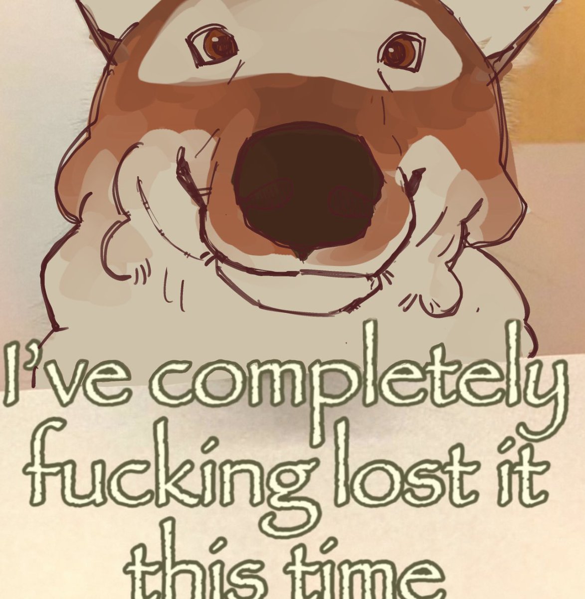 sacriou's tweet photo. Not feeling well so my solution was to draw over more wolf pictures https://t.co/Pl7BjDgzTf