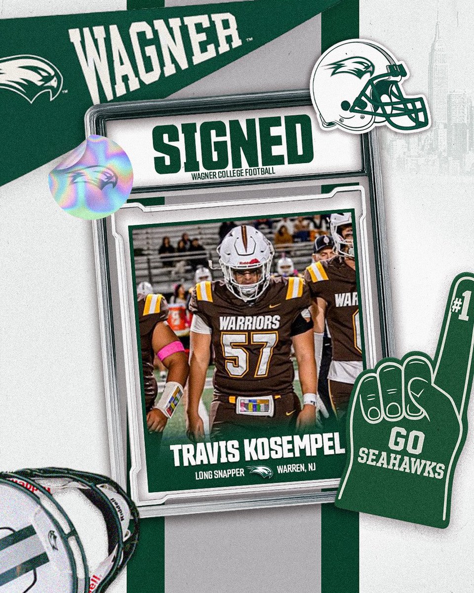 Wagner_Football's tweet photo. Welcome to The Hill!✍️🗽 @TravisKosempel 

#LetsFly | #NSD https://t.co/L8wazs0A0L
