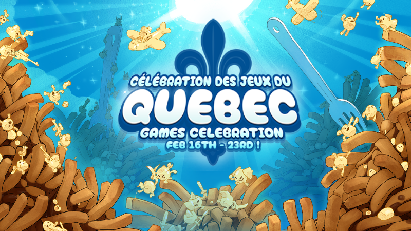 One week away from the Quebec games celebration on Steam.
#QGC2026 #QuebecGamesCelebration / #CélébrationJeuxQuébec #Steam