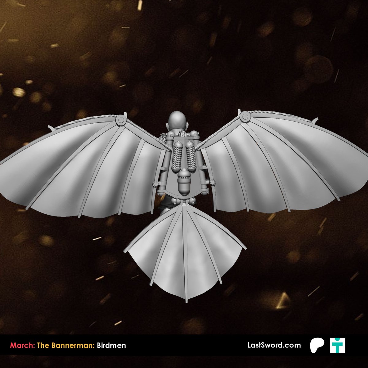LastSwordMinis's tweet image. March Patreon: The Bannerman: Birdmen
That stubborn, burning desire—rose the valiant Birdmen, born to reclaim the heavens for their own.
-
#citiesofsigmar #dogsofwar #the9thage #warhammer #aos #3dprint #dnd #dungeonsanddragons #tabletopminiatures #lastsword #lastswordminiatures