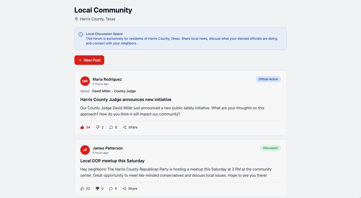 TRAINGOPUSA's tweet photo. ๐จ Sneak Peek ๐จ
Weโre building a county-only community forum inside TrainGOP.
Only residents of your county can post, discuss local issues, share events, and get involved.
No outsiders. Just local people fixing local problems.
This is how grassroots wins. ๐บ๐ธ
#TrainGOP https://t.co/10qSAQqReY