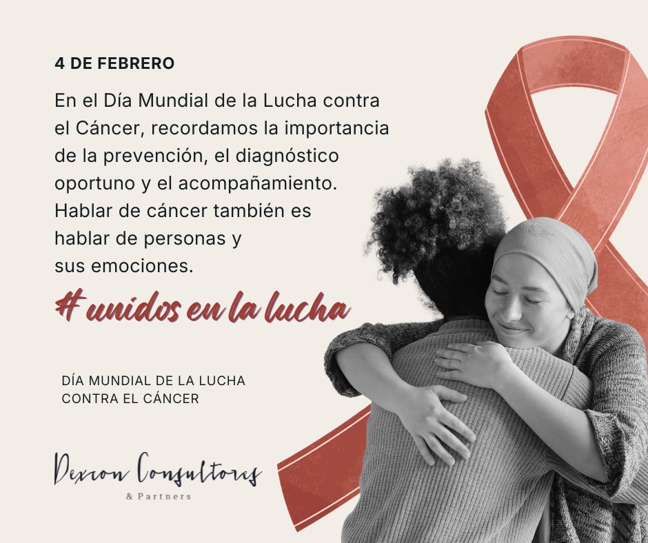 dexcondigital's tweet photo. Hoy, en el Día Mundial de la Lucha contra el Cáncer, recordamos algo esencial:
la información a tiempo, el acceso a la prevención y el acompañamiento hacen la diferencia.
Hablar de cáncer también es hablar de cuidado, de ciencia y de las emociones de las personas. https://t.co/5XAll0C5vC