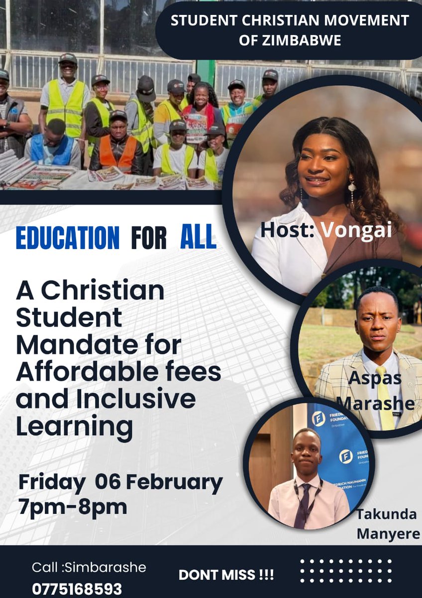 Students Christian Movement of Zimbabwe tweet media