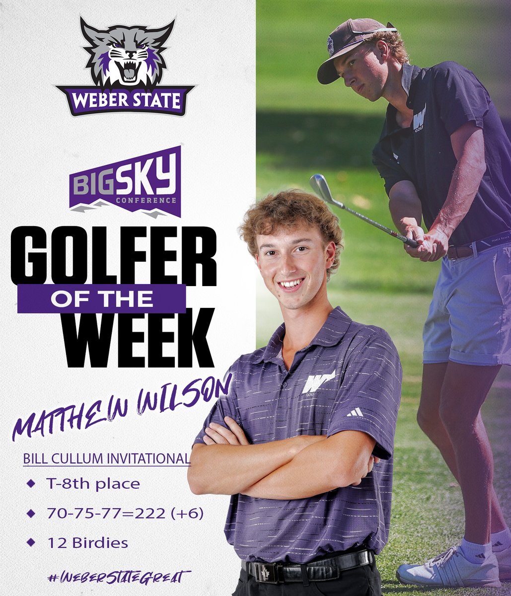Weber State Men's Golf tweet media