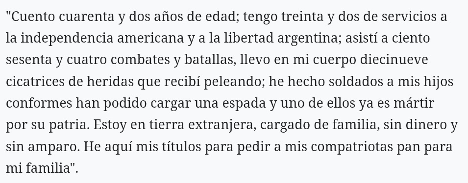 Como no amarlo a Lamadrid???
Carta que publico en El Mercurio de Chile durante el exilio👇