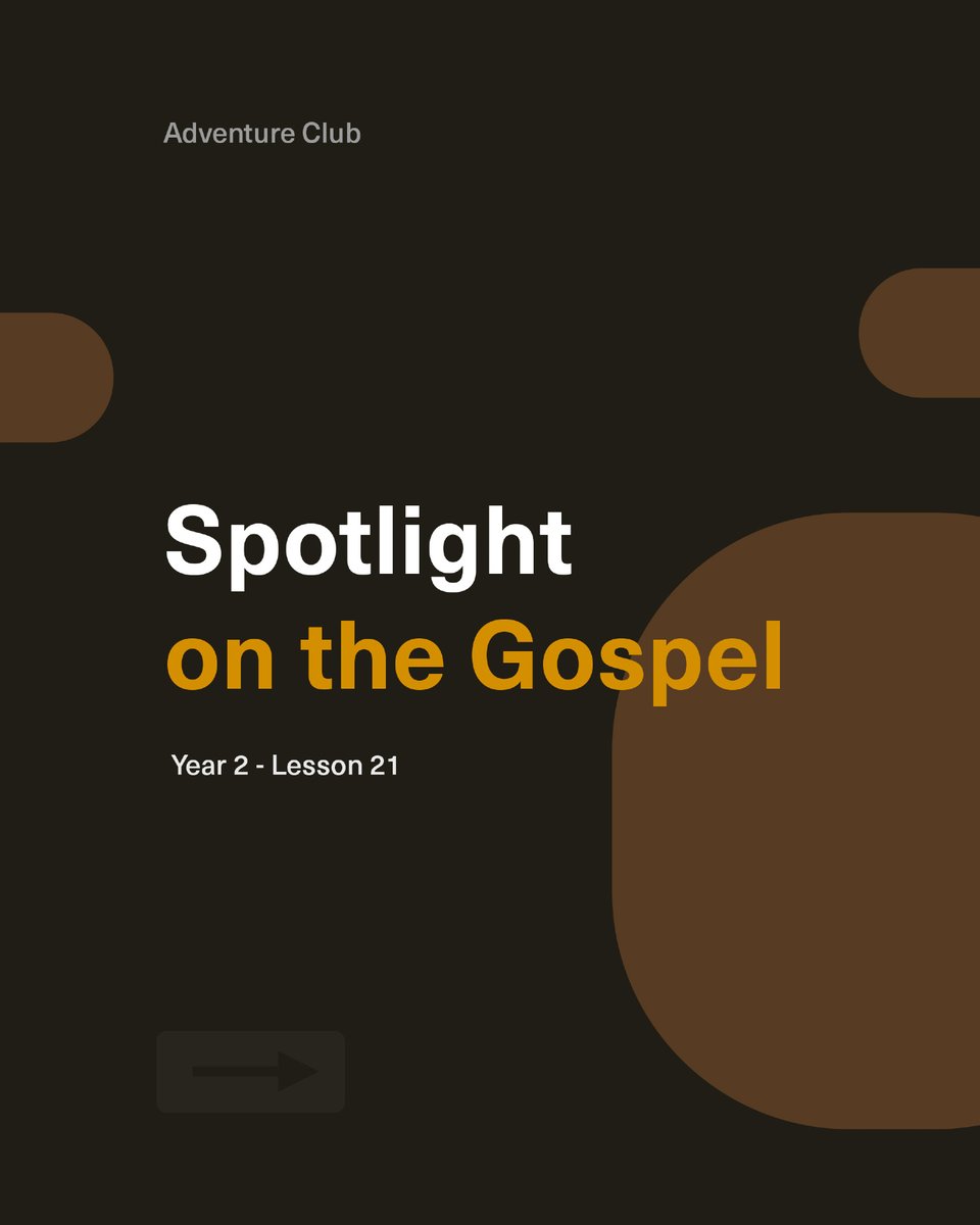 GraceCurriculum's tweet photo. Spotlights on the gospel are in every Adventure Club lesson as a direct tie from the theological topic to the good news of salvation in Christ. These are designed to guide the teachers and leaders in sharing the gospel every week!

Learn more about Adventure Club!
https://t.co/ckRITNZnH1

#gracecurriculum #childrensministry #gospelforkids #adventureclub #theology