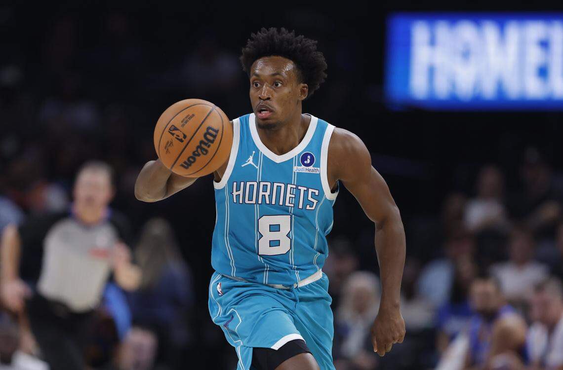 BullsMuse_'s tweet photo. BREAKING:

The Chicago Bulls have agreed to trade Coby White and Mike Conley Jr. to the Charlotte Hornets in exchange for Collin Sexton, Ousmane Dieng, and three second-round picks, per @ShamsCharania. https://t.co/DReyLVO5Zo